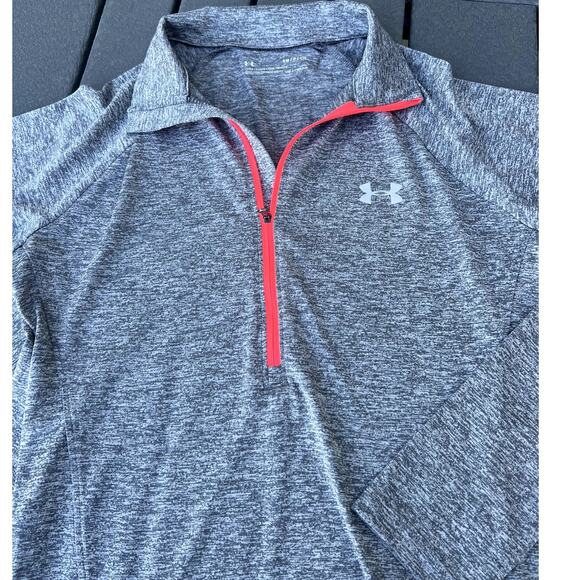 Under Armour Loose Heat Gear, long sleeve 1/4 zip top, women's S - Picture 4 of 7